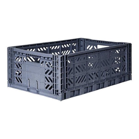 Ay-Kasa Folding Maxi Crate in Cobalt Blue - Scandibørn
