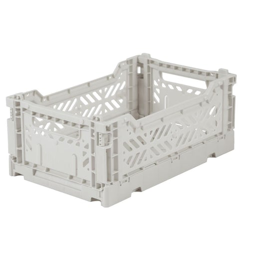 Ay-Kasa Folding Mini Crate in Light Grey - Scandibørn