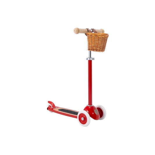 Banwood Scooter in Red (With Basket)