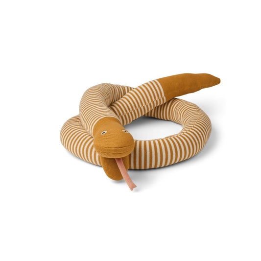 Liewood Fillippa Knitted snake - Stripe Mustard - scandibornusa