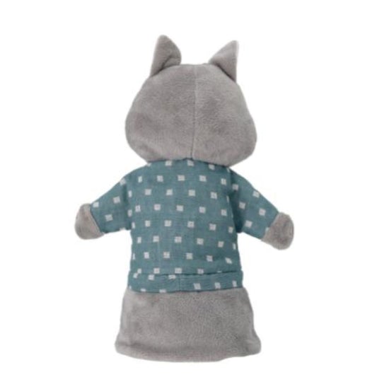 Bloomingville - Cecilie Hand Puppet - Raccoon in Grey - Scandibørn