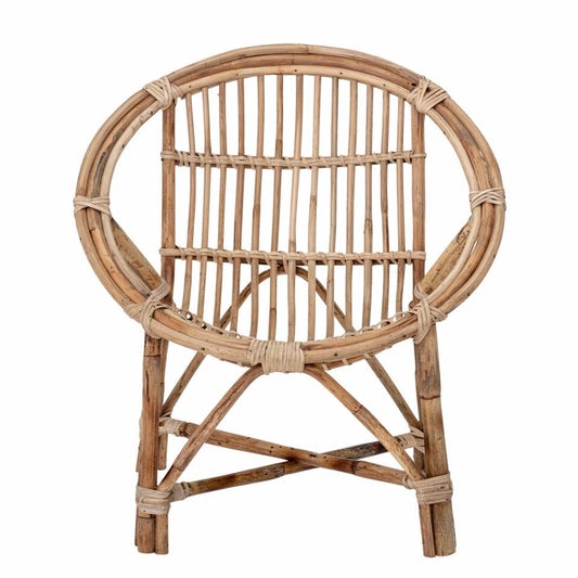 Bloomingville Jubbe Lounge Chair in Cane - Nature - Scandibørn