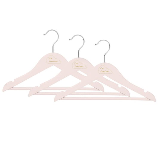 Cam Cam Wooden Clothes Hangers in Blossom Pink - Scandibørn