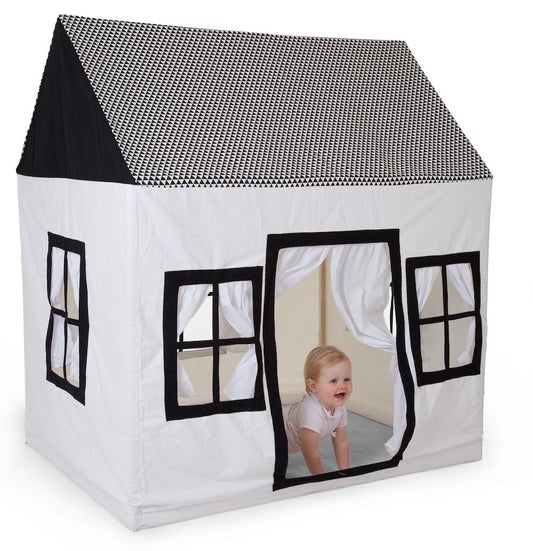 Childhome Large Playhouse in Black / White - Scandibørn