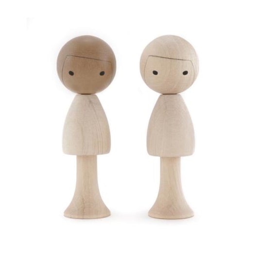 Clicques - DIY Boys Asia - Wooden Figurines - Scandibørn