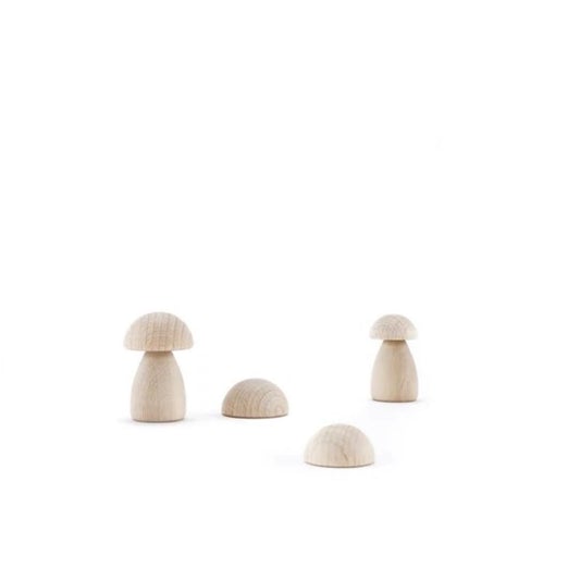 Clicques - DIY Mushrooms Wooden Set - Scandibørn