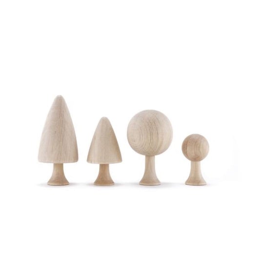 Clicques - DIY Trees Wooden Set - Scandibørn