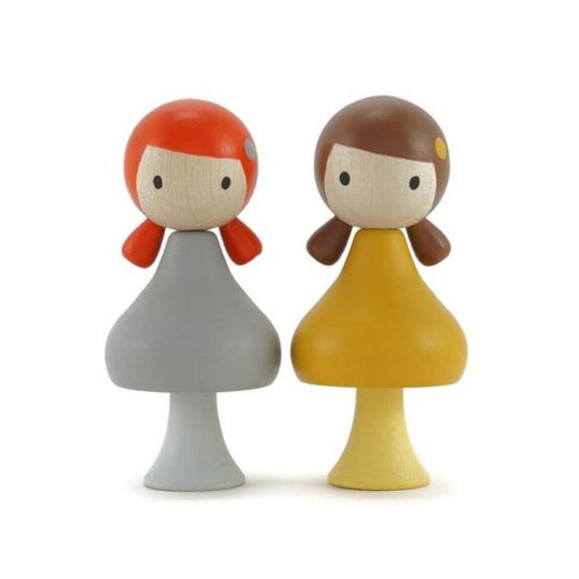 Clicques - Emma and June Wooden Figurines - Scandibørn