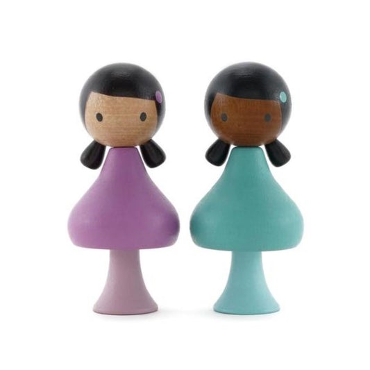 Clicques - Lola and Nuri Wooden Figurines - Scandibørn