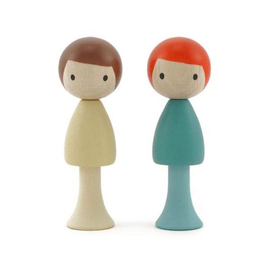 Clicques - Max and Emil Wooden Figurines - Scandibørn
