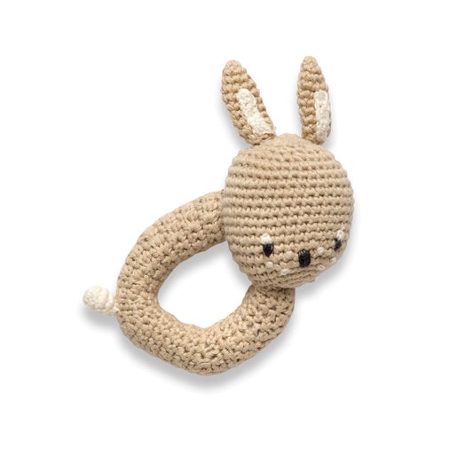 Sebra Crochet Rattle - Moonlight the Hare