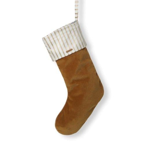 Ferm Living - Christmas Velvet Stocking in Mustard - Scandibørn