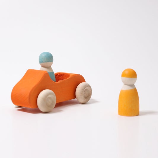Grimm's Convertible Car in Orange (Large) - Scandibørn