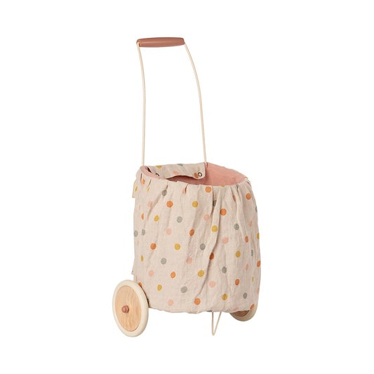 Maileg Trolley in Multi Dots Rose