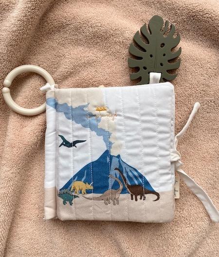 Konges Slojd Fabric Book in Dino - Scandibørn