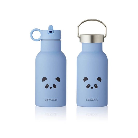 Liewood Anker Water Bottle - Panda Sky Blue - Scandibørn