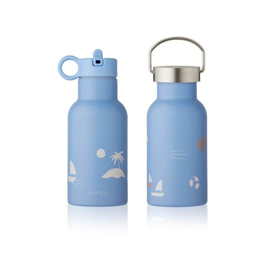 Liewood Anker Water Bottle - Seaside Sky Blue - Scandibørn