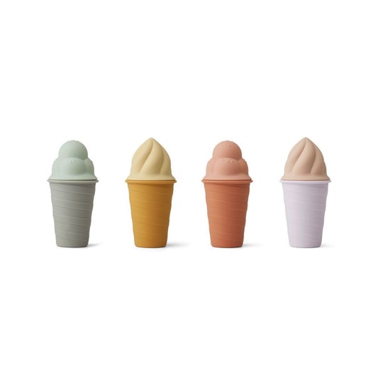 Liewood Bay Ice Cream Toy (4 pack) - Light Lavender Multi Mix - Scandibørn
