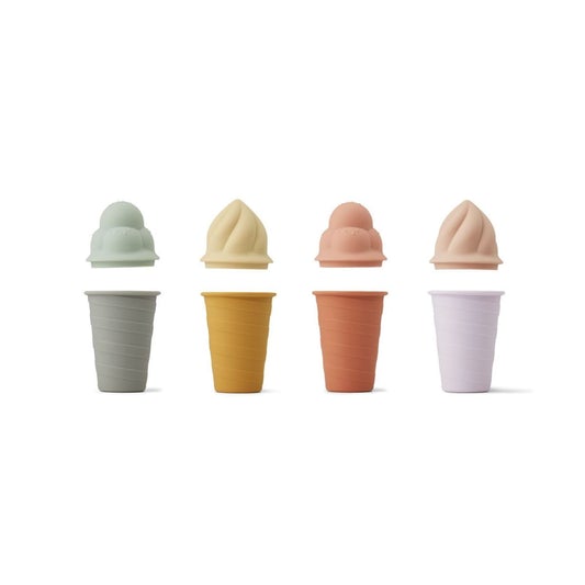 Liewood Bay Ice Cream Toy (4 pack) - Light Lavender Multi Mix - Scandibørn