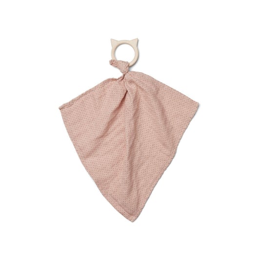 Liewood Dines Teether Cuddle Cloth - Little Dot Rose