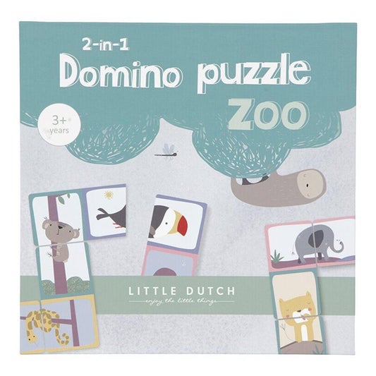 Little Dutch Domino Puzzle in Zoo - Scandibørn