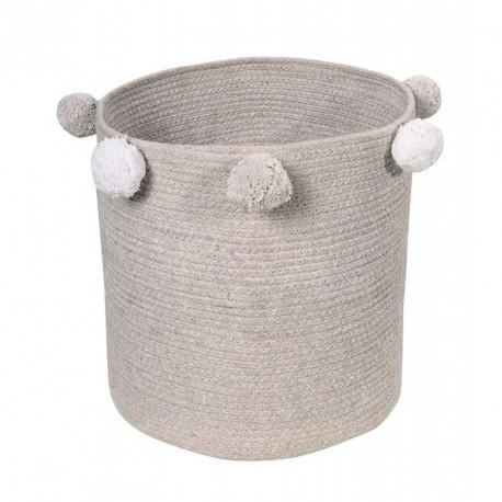 Lorena Canals Baby Basket in Bubbly Grey - Scandibørn