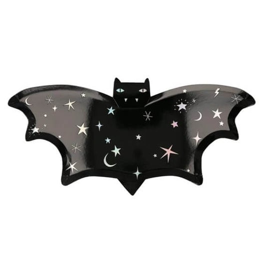 Meri Meri Sparkle Bat Plates - Scandibørn