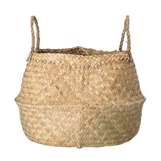 Bloomingville Floria Seagrass Basket in Natural