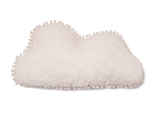 Nobodinoz Marshmallow Cloud Cushion in Natural - Scandibørn