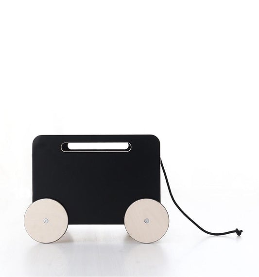Ooh Noo Toy Chest on Wheels in Black - Scandibørn