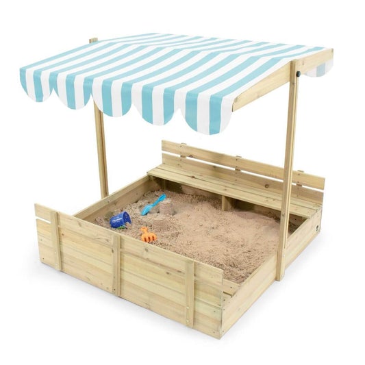 Plum Play Wooden Sand Pit with Canopy - Scandibørn
