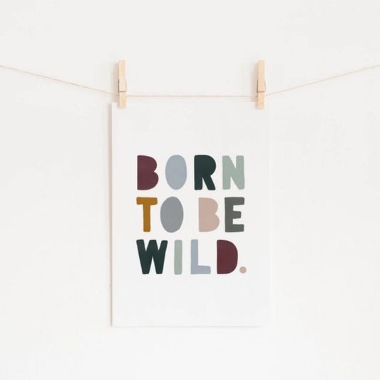 Pretty in Print - Art Print in Born to be Wild - Woodland - Scandibørn