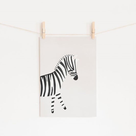 Pretty in Print - Art Print in Zebra - Scandibørn