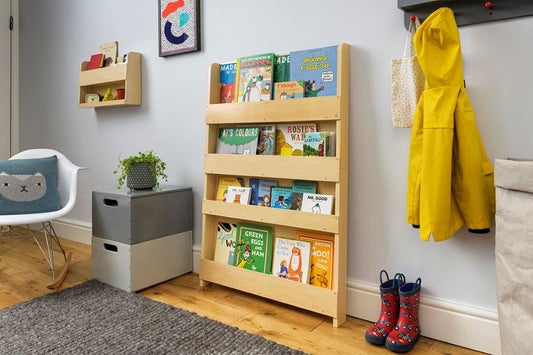 Tidy Books - Wall Bookshelf in Natural - Scandibørn
